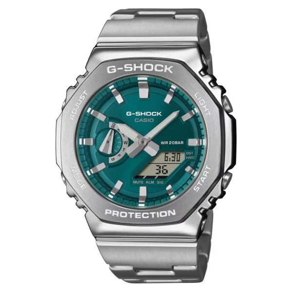 Casio G-Shock Gm-2110d-3a1dr Petrol Yeşili Erkek Kol Saati - Görsel 5