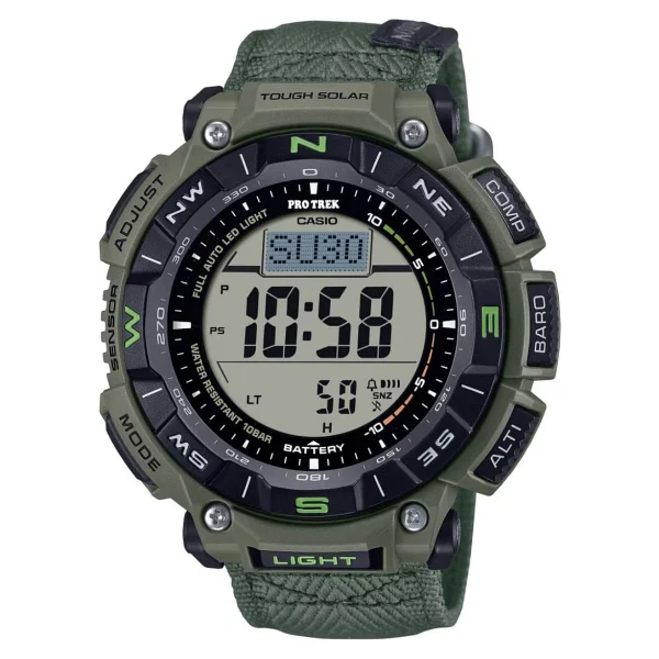 Casio Pro-Trek Prg-340b-3dr Kumaş Kordon Erkek Kol Saati - Görsel 8