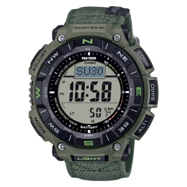 Casio Pro-Trek Prg-340b-3dr Kumaş Kordon Erkek Kol Saati - Görsel 9