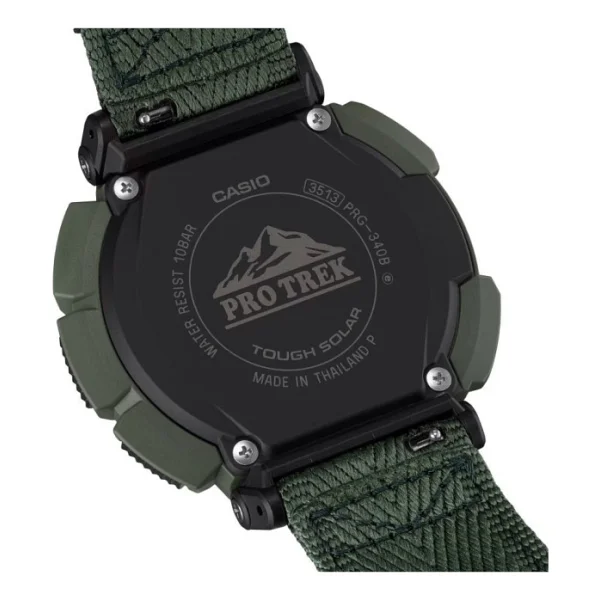 Casio Pro-Trek Prg-340b-3dr Kumaş Kordon Erkek Kol Saati - Görsel 10
