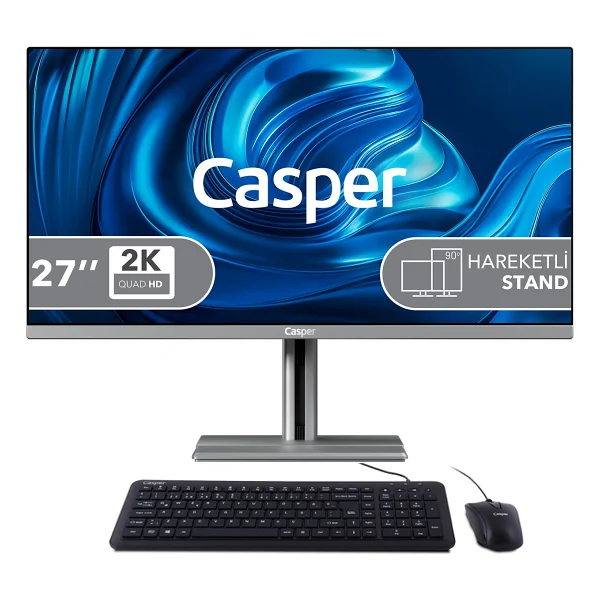 Casper Nirvana A87.210h-Av00x-V-G Core 5 210h 12 GB 500 GB SSD Intel Graphics 27" Qhd All İn One PC - Görsel 10