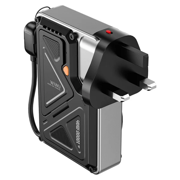 Wiwu Knight Wı-P057 Siyah 10000 mAh Hızlı Şarj Kablosuz Powerbank - Görsel 3