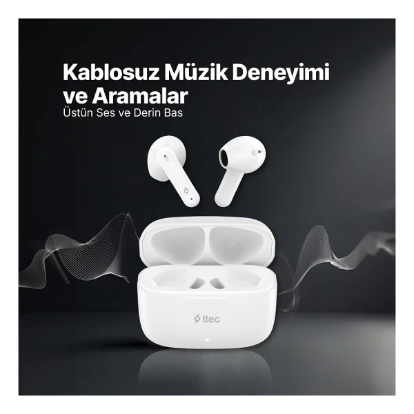 Ttec Airbeat Step 2km177 TWS Kulak İçi Bluetooth Kulaklık - Görsel 3