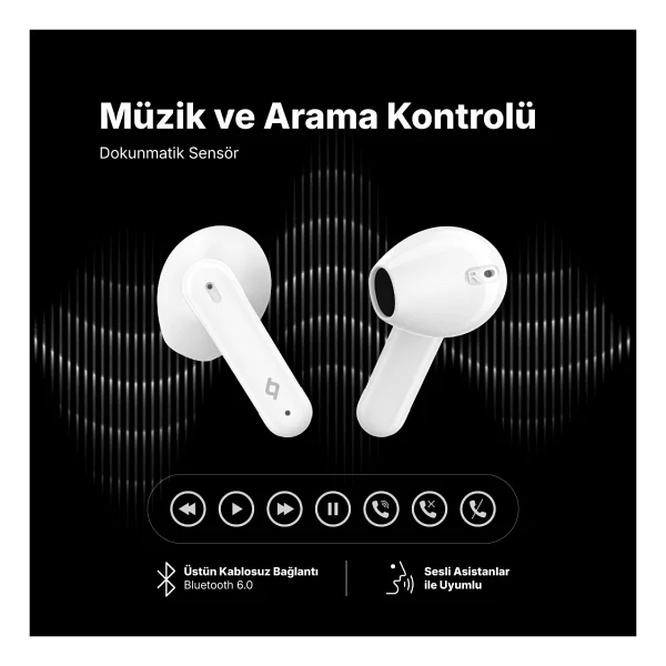 Ttec Airbeat Step 2km177 TWS Kulak İçi Bluetooth Kulaklık - Görsel 4