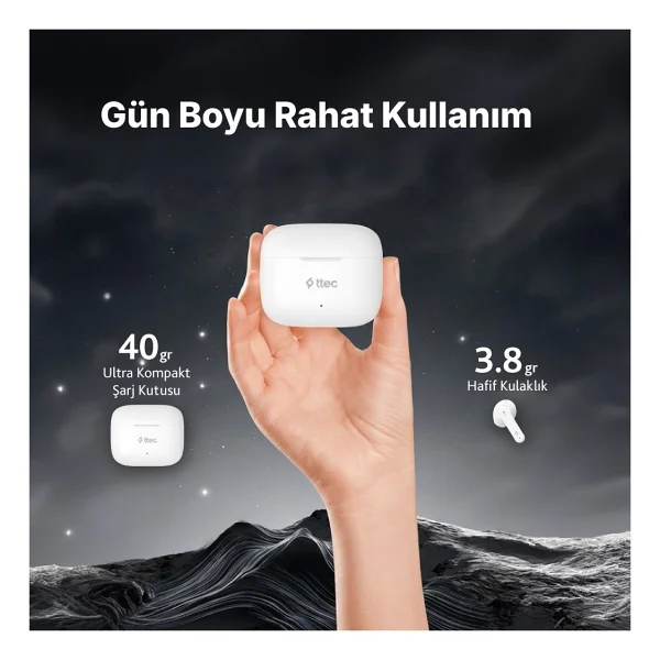 Ttec Airbeat Step 2km177 TWS Kulak İçi Bluetooth Kulaklık - Görsel 5