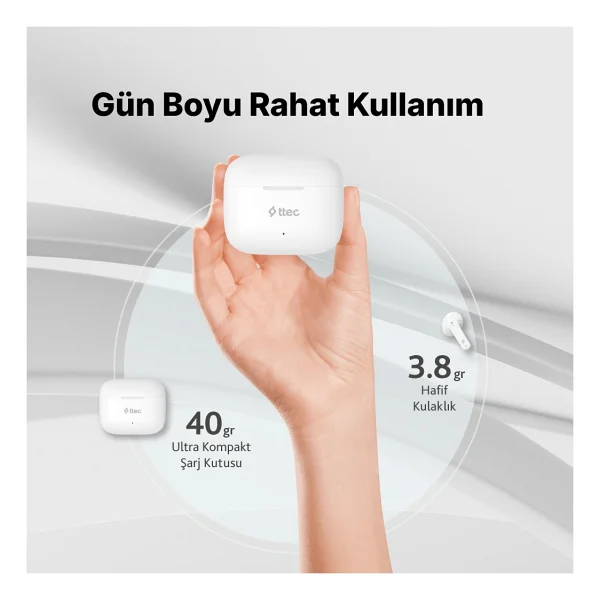 Ttec Airbeat Vibe 2km176 TWS Kulak İçi Bluetooth Kulaklık - Görsel 4