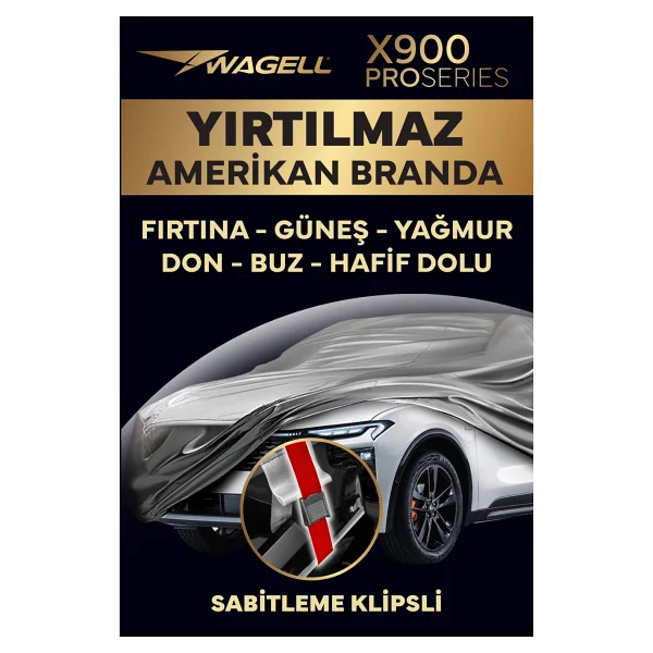 Budge Hyundai Tucson - X900pro Fırtına / Güneş Araba Brandası - Oto Çadır Örtü - Görsel 9