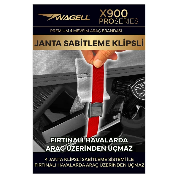 Budge Hyundai Tucson - X900pro Fırtına / Güneş Araba Brandası - Oto Çadır Örtü - Görsel 6