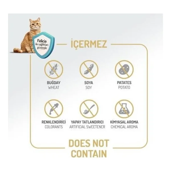 Felicia Somonlu 5 Kg Kısırlaştırılmış Yetişkin Kedi Maması - Görsel 5