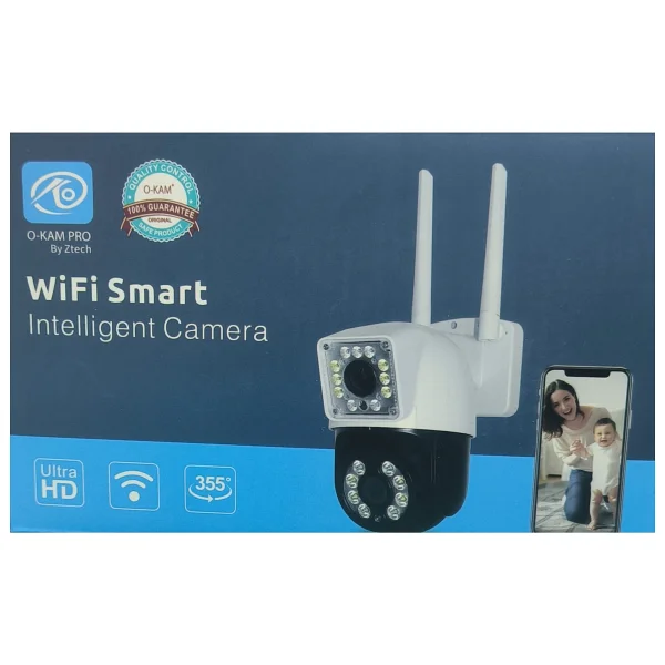 O-Kam 3012 Speed Dome 3 Mp Gece Görüşlü Ip Wi-Fi Güvenlik Kamerası - Görsel 2