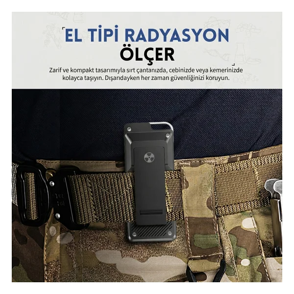 Fnirsi Gc-02 Geiger Sayacı Nükleer Radyasyon Test Cihazı - Görsel 5
