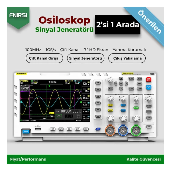 Fnirsi 1014d Osiloskop - Görsel 3