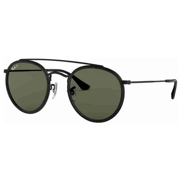 Ray-Ban Round 3647n 002/58 Black-Green Polarize Güneş Gözlüğü - Görsel 6