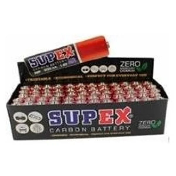 Supex R6 1.5 V 60'lı Çinko Karbon Aa Kalem Pil - Görsel 5