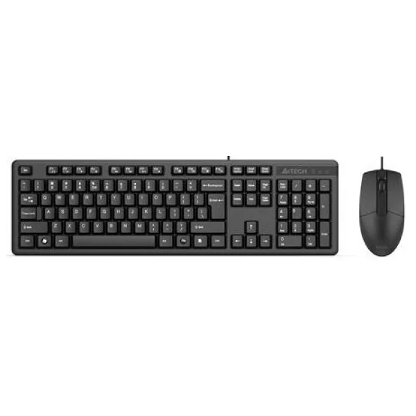 A4 Tech Kr-3330s Sessiz Kablolu Klavye Mouse Seti - Görsel 5