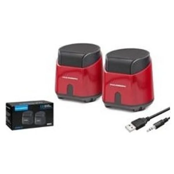 Hadron Hd6024 1+1 3 W Kırmızı Hoparlör - Görsel 5