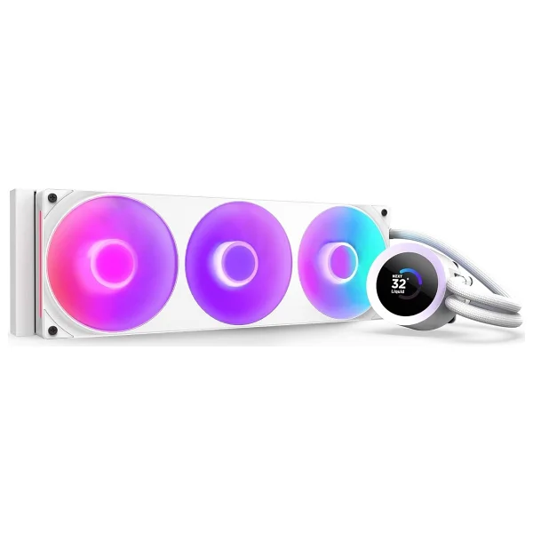 Nzxt Kraken Plus 360 RGB Rl-Kr360-W2 Beyaz İşlemci Sıvı Soğutucu - Görsel 6