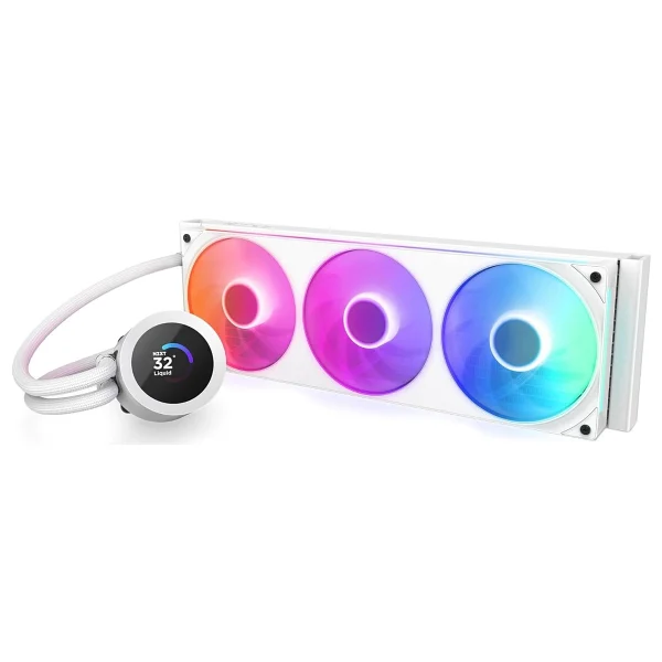 Nzxt Kraken Plus 360 RGB Rl-Kr360-W2 Beyaz İşlemci Sıvı Soğutucu - Görsel 2
