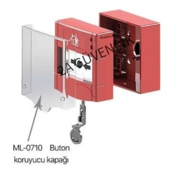 Mavigard Yangın Buton Koruyucu Kapak Ml-0710 Ml-0710 - Görsel 5