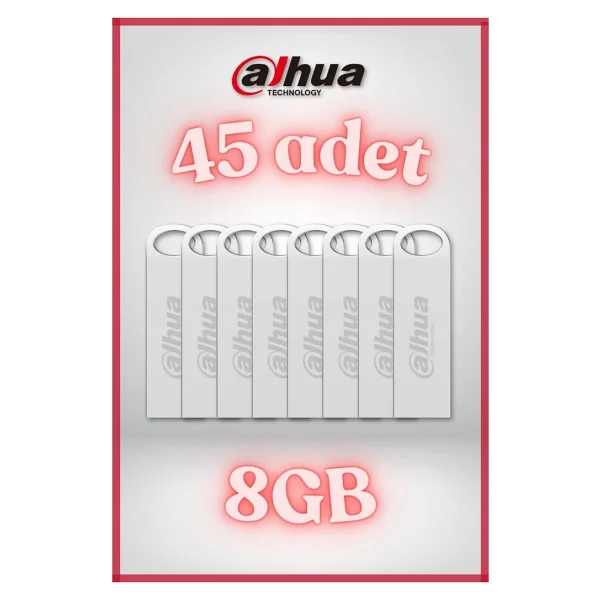 Dahua 45 Adet 8gb Metal USB Flash Bellek U106 - Görsel 3