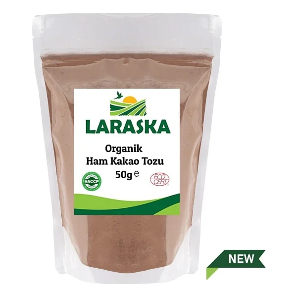 Laraska Organik Ham Kakao Tozu 50 Gr - Görsel 3