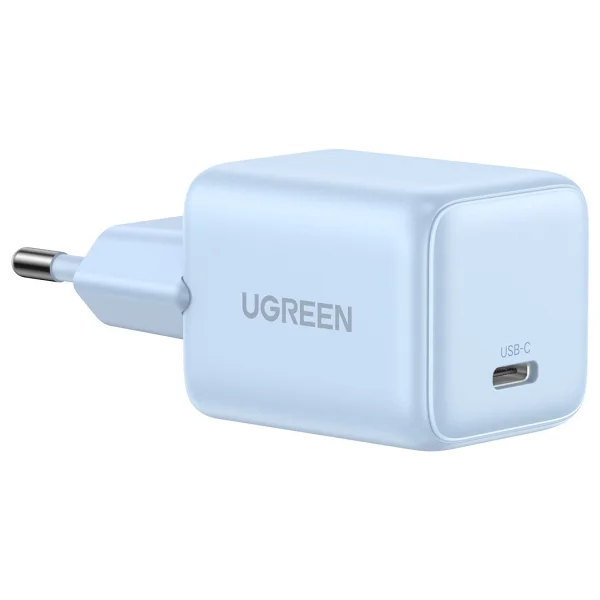 Ugreen Nexode 55555 20 W Type-C Mavi Hızlı Şarj Adaptörü - Görsel 6