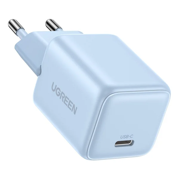 Ugreen Nexode 55555 20 W Type-C Mavi Hızlı Şarj Adaptörü - Görsel 2