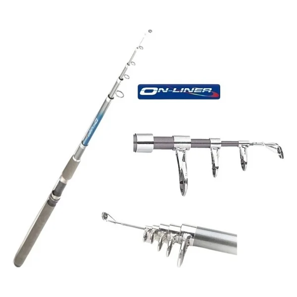 Bauer Onliner 300cm 100-200gr Kendo Sea Power 50 Kıyı Olta Takımı Seti - Görsel 2