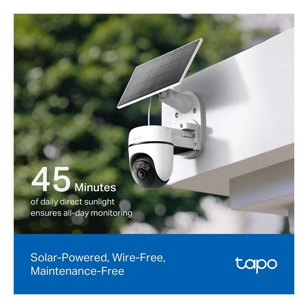 Tp-Link Tapo C610 2k 3 Mp Solar Güneş Enerjili Gece Görüşlü Wi-Fi Güvenlik Kamerası - Görsel 7