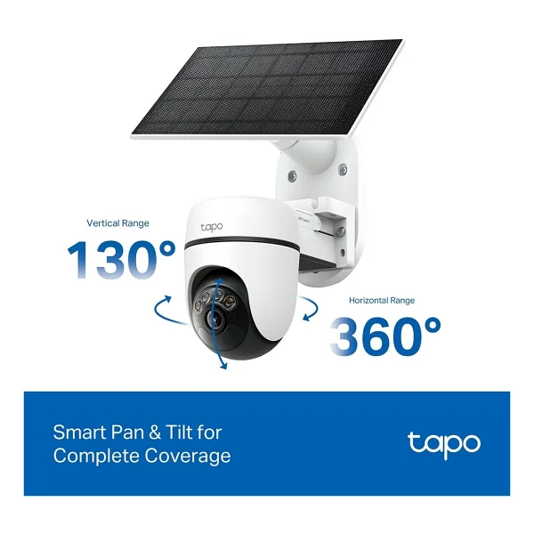 Tp-Link Tapo C610 2k 3 Mp Solar Güneş Enerjili Gece Görüşlü Wi-Fi Güvenlik Kamerası - Görsel 10