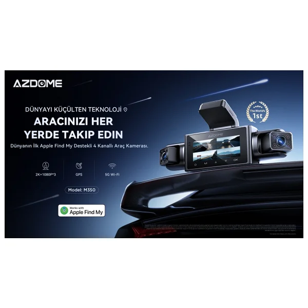 Azdome M350 4 Kameralı Araç Kamerası Seti - Görsel 5