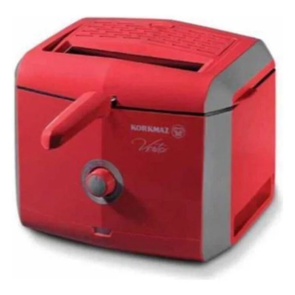 Korkmaz Vertex A486-02 Kırmızı Fritöz - Görsel 2