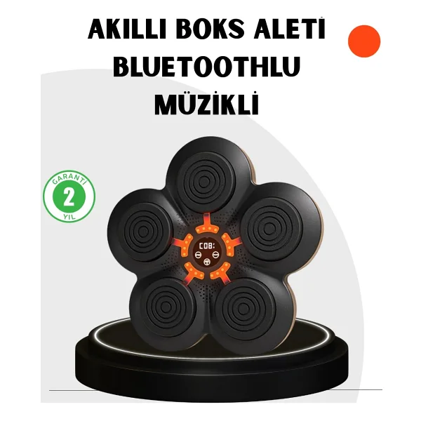 Marsilyan Evde Fitness Için Akıllı Boks Makinesi Işıklı Vuruş Noktalı Bluetoothlu - 1 - 2 Yaş - Renkli - Görsel 6