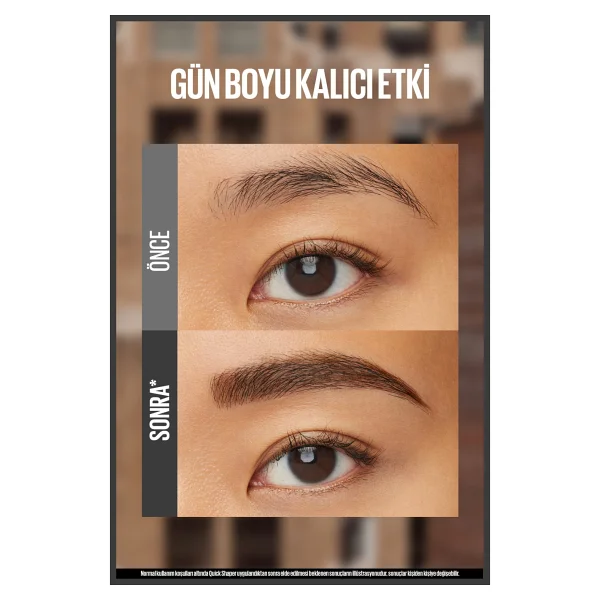 Maybelline New York Quick Shaper 05 Deep Brown Kaş Kalemi - Görsel 3