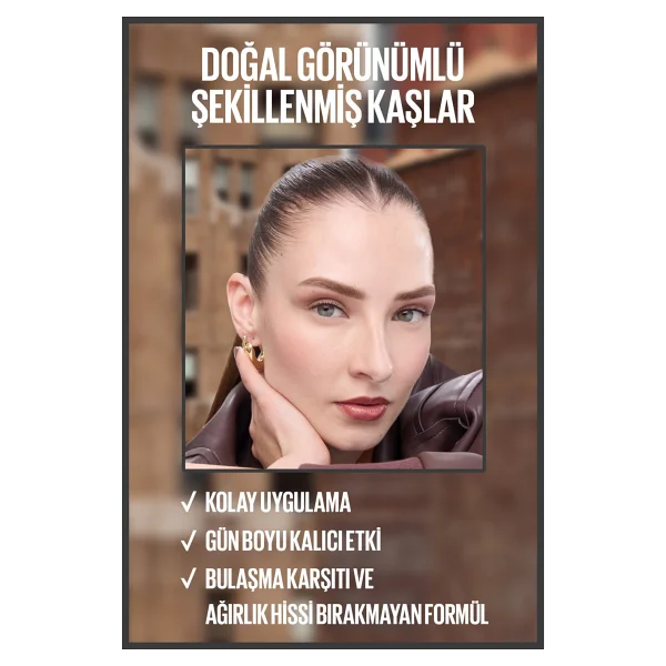 Maybelline New York Quick Shaper 05 Deep Brown Kaş Kalemi - Görsel 5