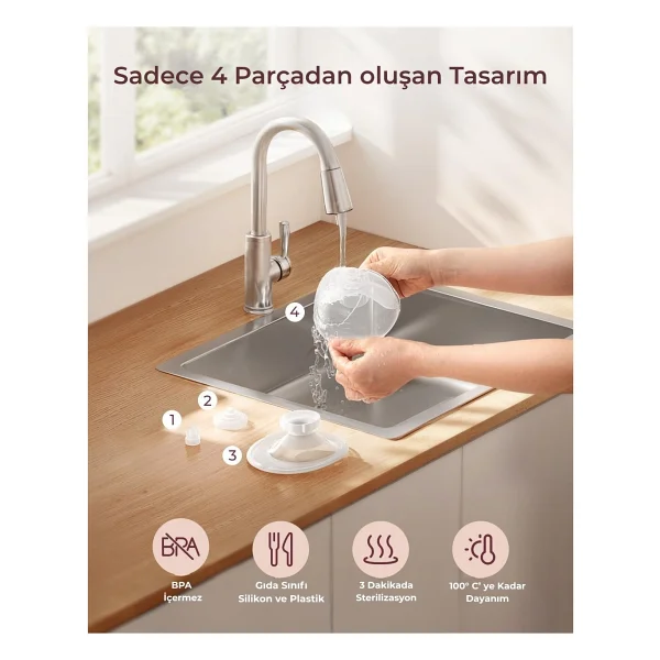 Momcozy M5 Pro Kablosuz Tekli Giyilebilir Göğüs Pompası - Görsel 4