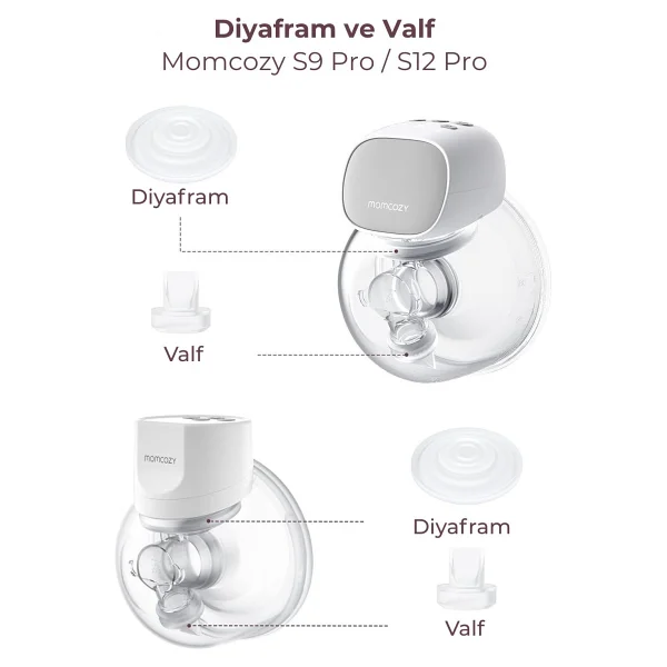 Momcozy Diyafram Ve Valf ( S9 Pro Ve S12 Pro ) - Görsel 7