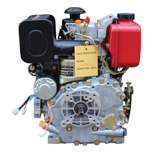 Goldmoto Gm178fe-C Dizel Motor 7 Hp Marşlı Krank Mili Kamalı - Görsel 4