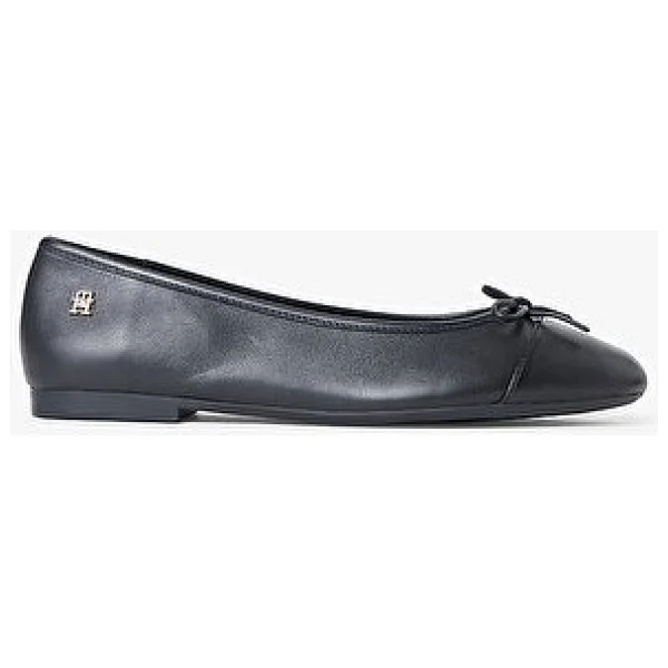 Tommy Hilfiger Kadın Smooth Deri Babet - Siyah - 36 - Görsel 6