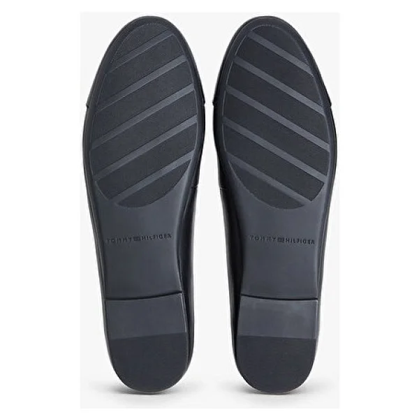 Tommy Hilfiger Kadın Smooth Deri Babet - Siyah - 36 - Görsel 5