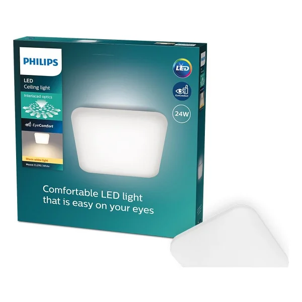 Philips Mauve 24 W Kare Tavan Lambası - Görsel 6