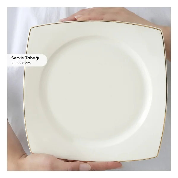 Karaca Elegance Bone Jamie 26 Parça 6 Kişilik Kahvaltı Takımı - Görsel 6