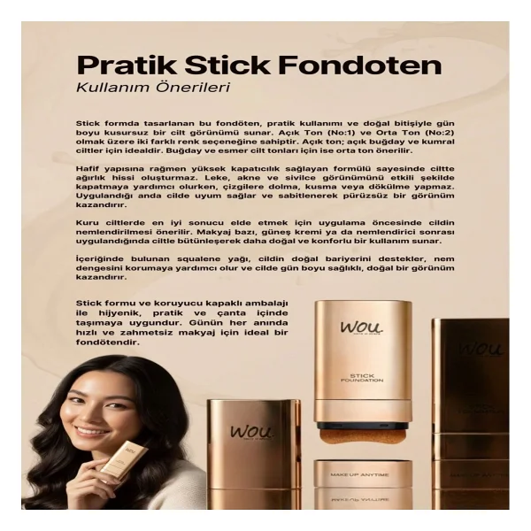 Wou 20 Gr Stick Fondöten - Görsel 4