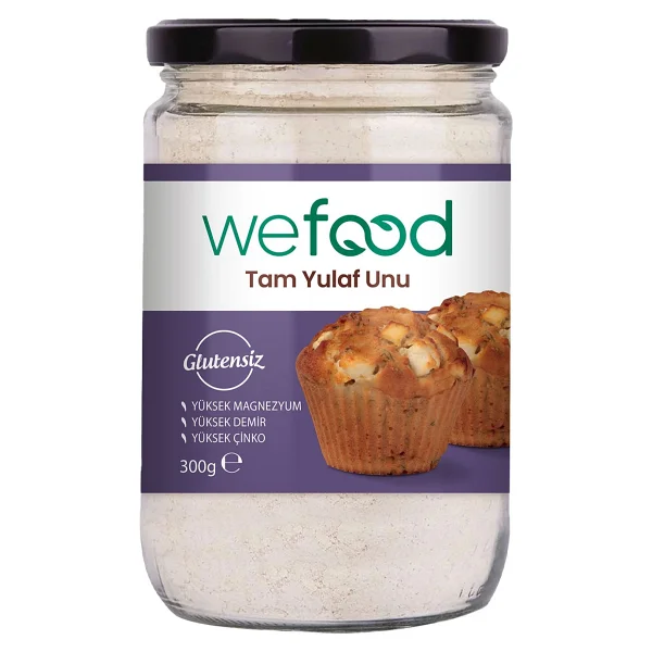 Wefood 300 Gr Glutensiz Tam Yulaf Unu - Görsel 6