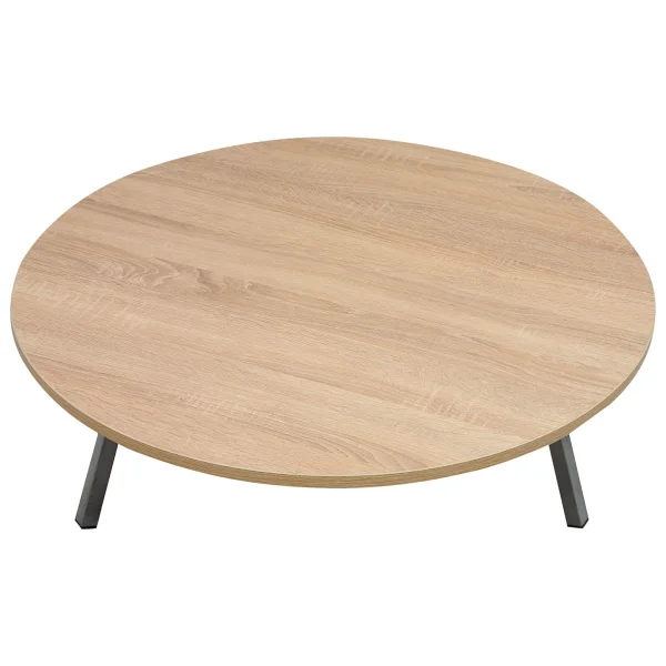 Alesta Life 60 Cm Yuvarlak Katlanabilir Ahşap Yer Sofrası - Piknik Ve Yer Oturma Düzenleri İçin Pratik Masa - 58 X 21 Cm - Görsel 2