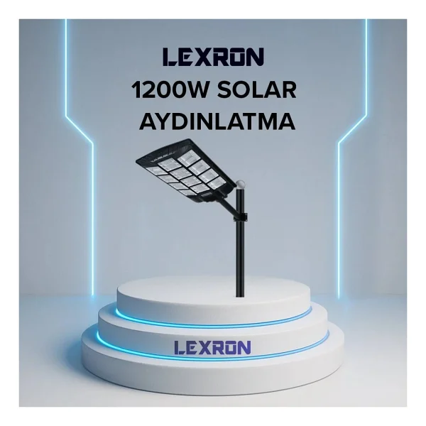Lexron 1200w Solar Aydınlatma - Görsel 2