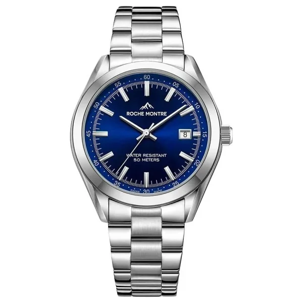 Roche Montre Rmg6012-01 Gümüş-Lacivert Erkek Kol Saati - Görsel 2