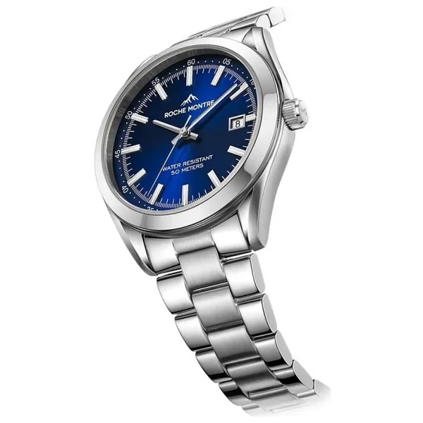 Roche Montre Rmg6012-01 Gümüş-Lacivert Erkek Kol Saati - Görsel 4