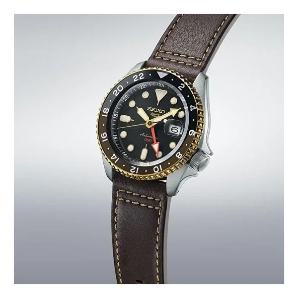 Seiko 5 Sports Skx Ssk036k Deri Kordon Erkek Kol Saati - Görsel 8