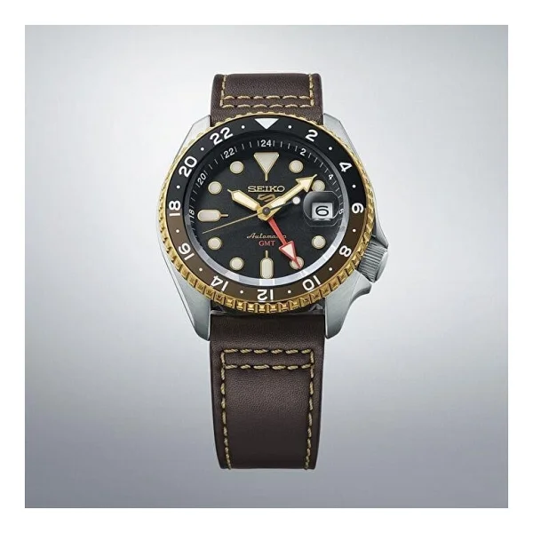 Seiko 5 Sports Skx Ssk036k Deri Kordon Erkek Kol Saati - Görsel 6